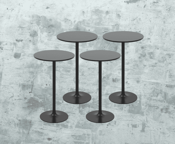 Equipment Hire - Black Cocktail Table (Min Order 4)