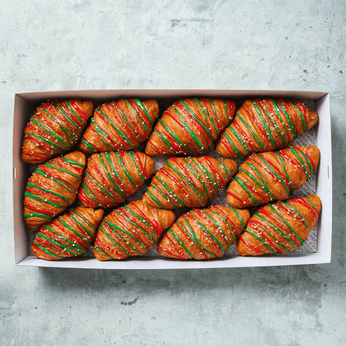 Christmas - Jam Filled Croissant (Box of 12) 