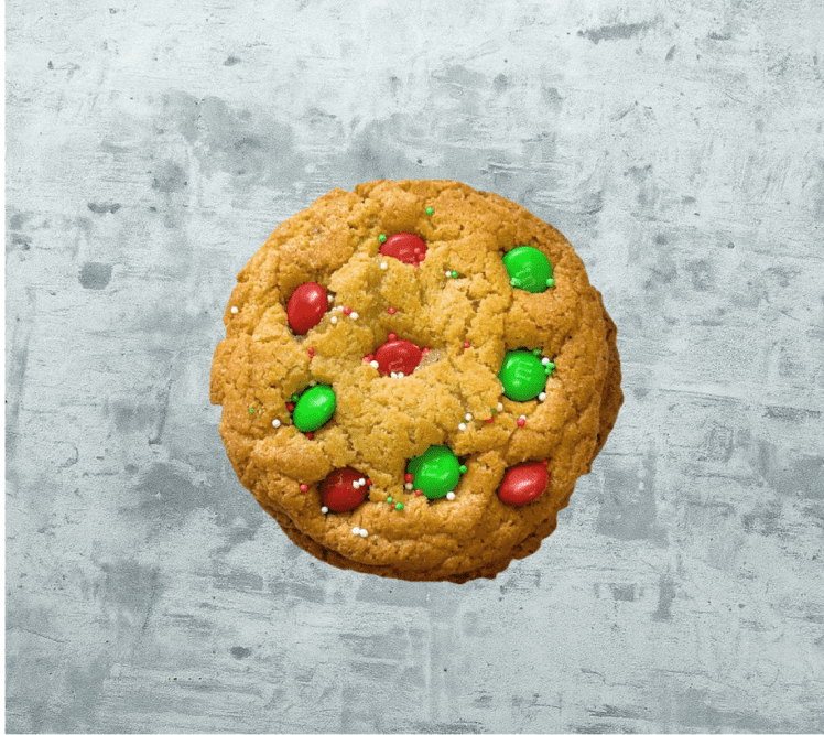 Christmas - M&M Cookies (Box of 6)