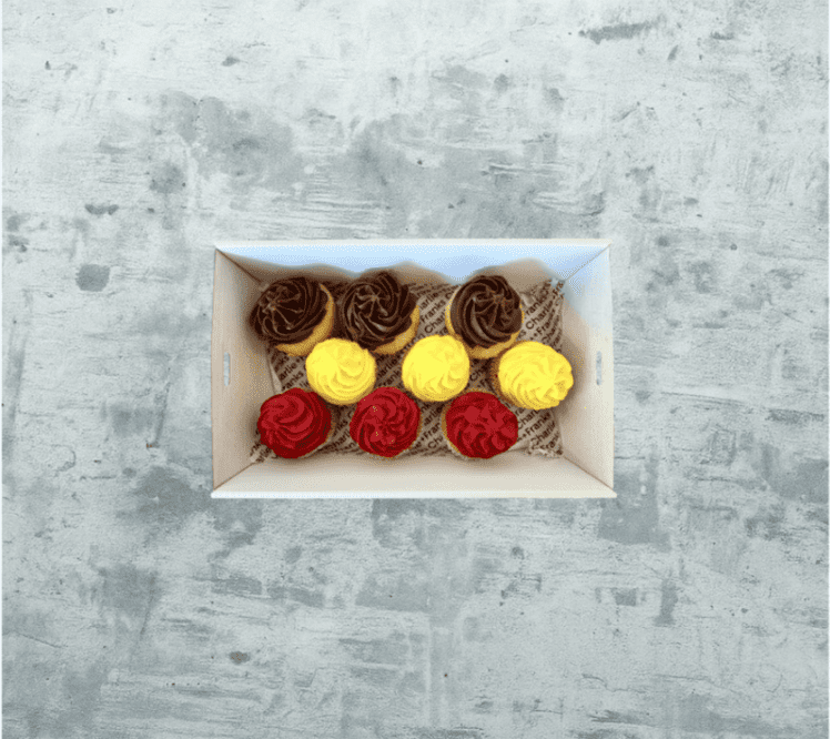 Australia Day - Indigenous-inspired High Tea Cupcakes (Box of 9)