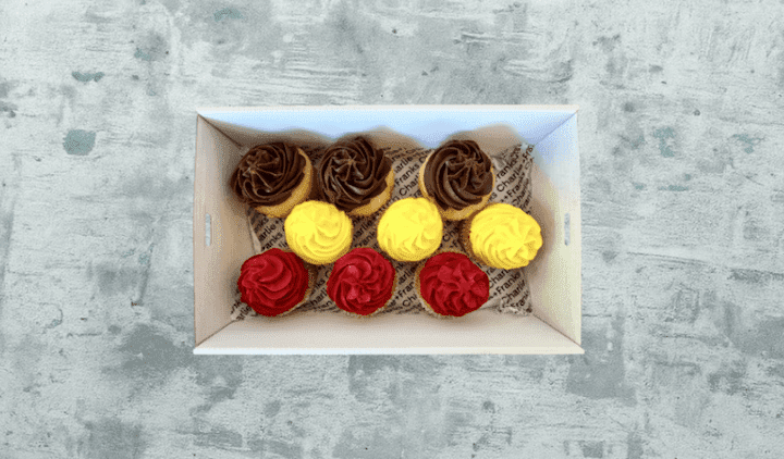 Australia Day - Indigenous-inspired High Tea Cupcakes (Box of 9)
