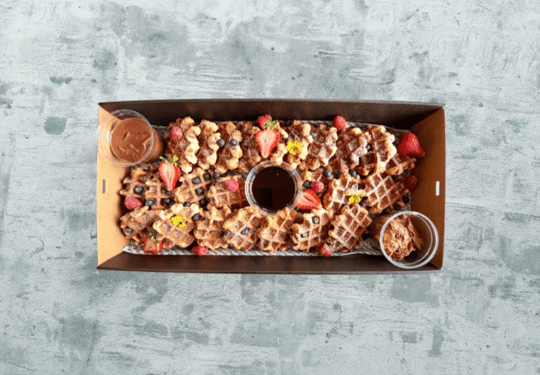 Breakfast Belgian Waffles (Box of 24) 