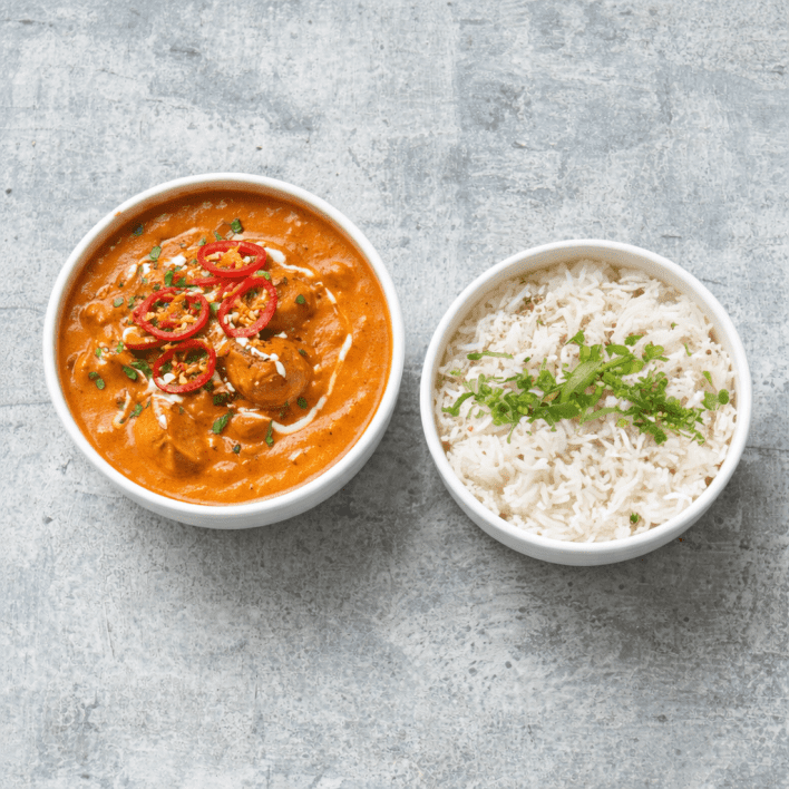 Individual Meals Curry + Rice 