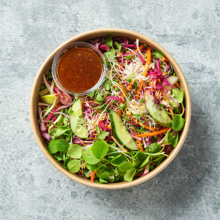 Salad - Rainbow Rice Noodle 
