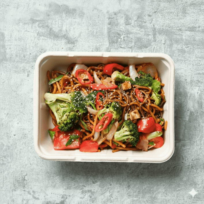 Individual Meals Veggie Hokkien Noodles + Protein