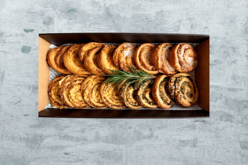 Savoury Breakfast Scroll Collection (Box of 16)