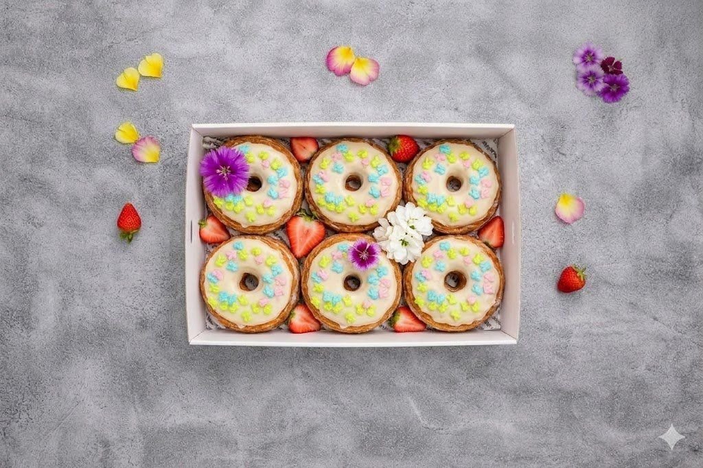 Easter - Bunny Sprinkle Cronuts (Box of 6) 