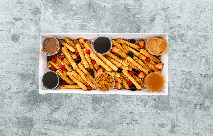Churros Collection (Box of 72 Minis) (Serves 24)