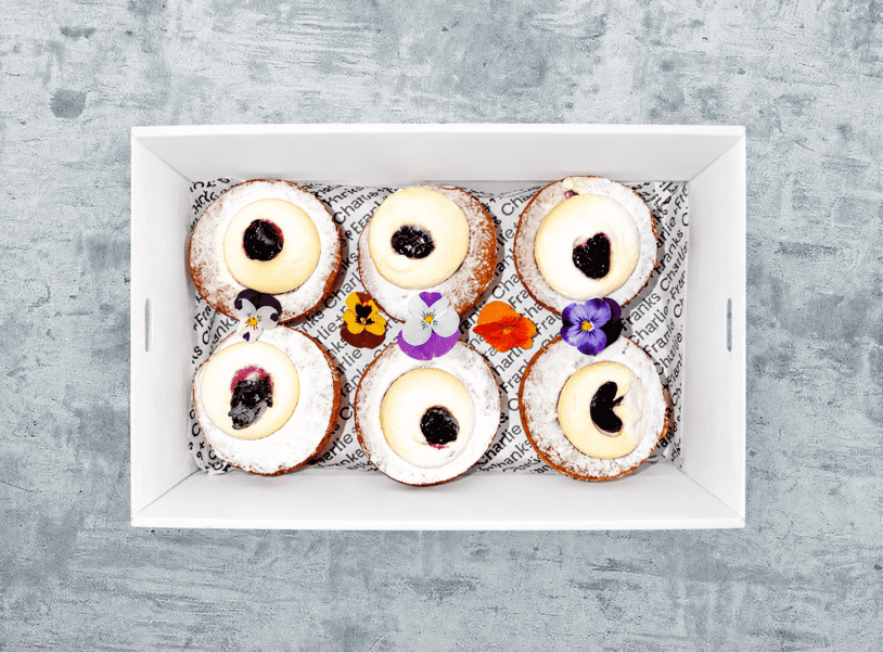 Wear It Purple - Lemon + Blackcurrant High Tea Cupcake (Box of 6)