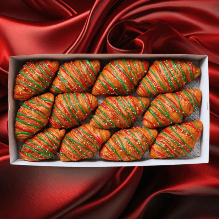 CHRISTMAS IN JULY - Jam Filled Croissant (Box of 12) 