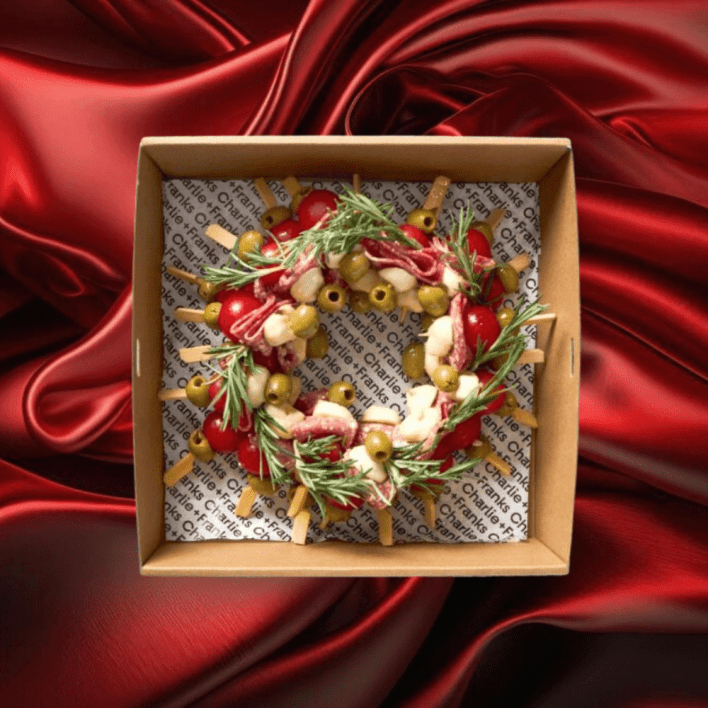 CHRISTMAS IN JULY - Wreath Style Antipasto Skewers (Box of 24)