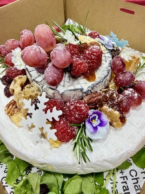 CHRISTMAS IN JULY - Brie Cheese Celebration Wheel (Serves 8-12)