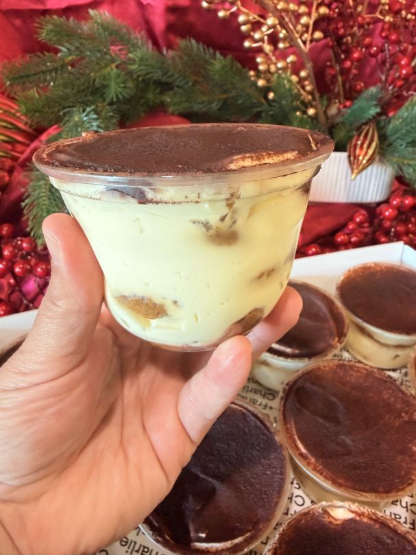 CHRISTMAS IN JULY - Biscoff Tiramisu Dessert Pots (280ml) (Serves 11)