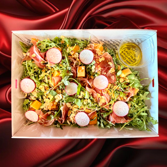 CHRISTMAS IN JULY - Festive Prosciutto, Melon & Ancient Grain Salad