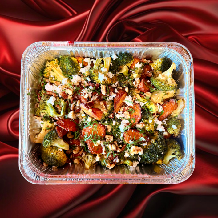 CHRISTAS IN JULY - Maple Glazed Carrots & Feta and Greens (Serves 6-8)
