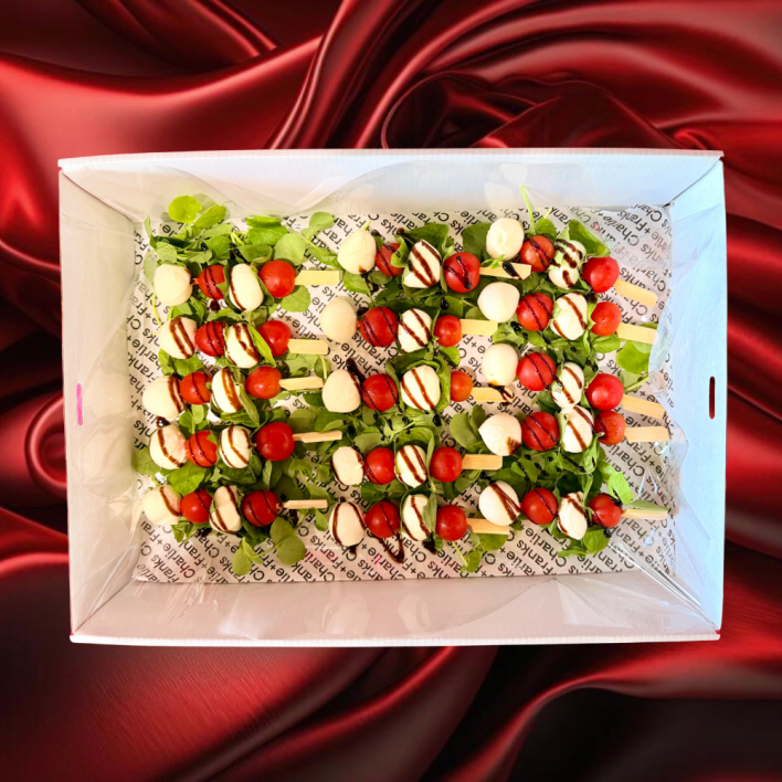 CHRISTMAS IN JULY - Canapé – Caprese Skewers (Serves 15)