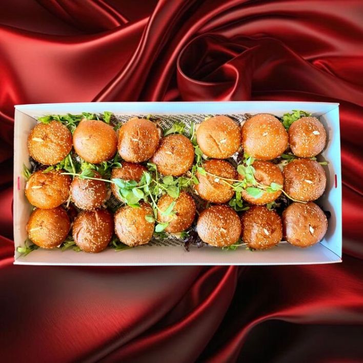 CHRISTMAS IN JULY - Turkey & Porchetta Mini Burger Sliders (Box of 20)