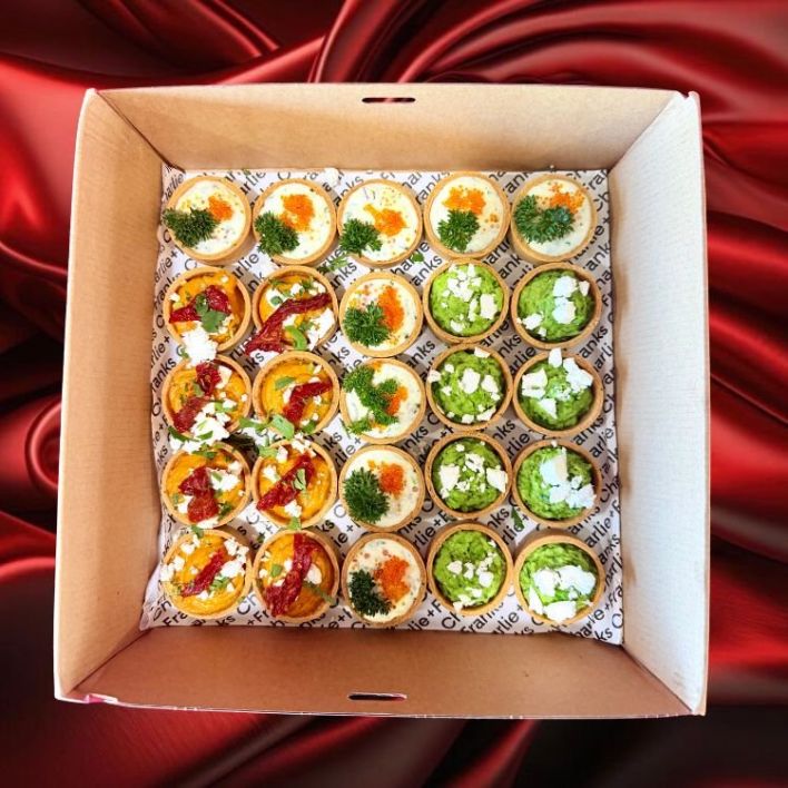 CHRISTMAS IN JULY - Canapé - Savoury Tarts (Box of 25)