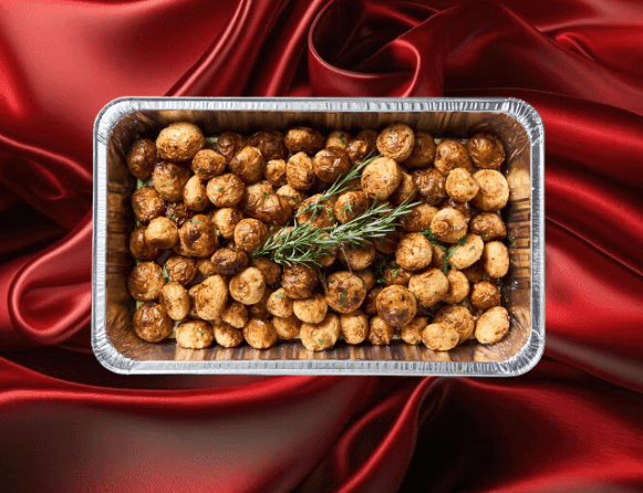 CHRISTMAS IN JULY - Roast Potatoes, Rosemary, Garlic + Sea Salt (Serves 10-15) 