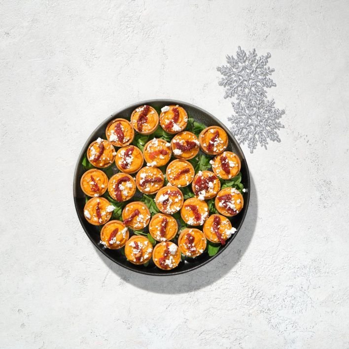 CHRISTMAS IN JULY - Canapé - Savoury Tarts (Box of 25)