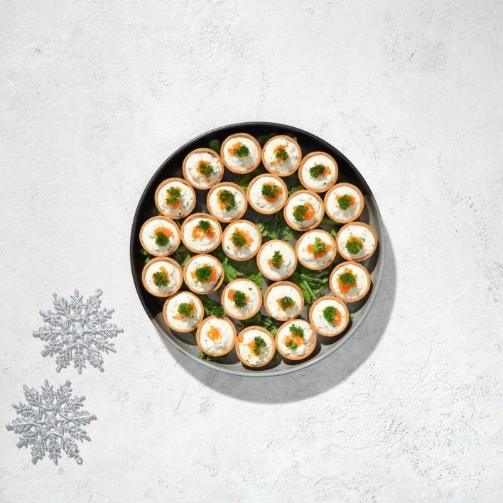 CHRISTMAS IN JULY - Canapé - Savoury Tarts (Box of 25)