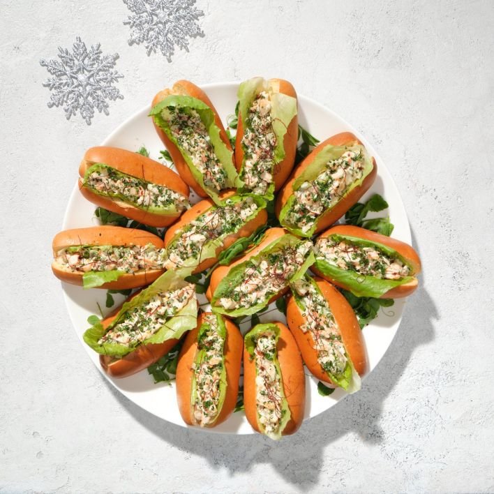 CHRISTMAS IN JULY – Mini Prawn Brioche Rolls (Serves 12)