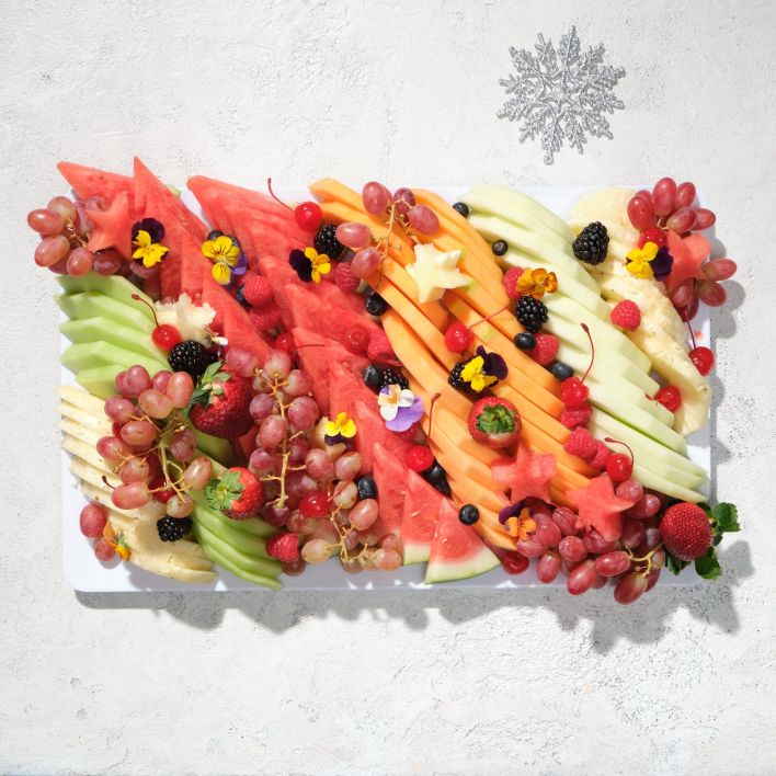 CHRISTMAS IN JULY - Festive Cherry Star Fruit Platter