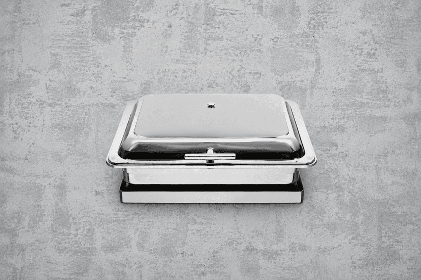 Equipment Hire - Premium Electric Large Induction Hot Plate + 1/1 GN Induction Chafer (chaffing) window display (Per unit)