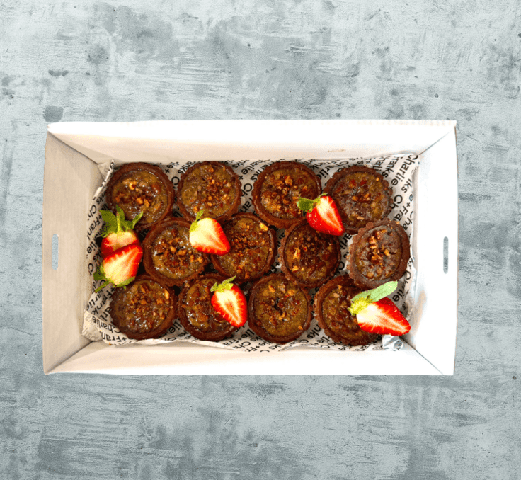 Thanksgiving - Pecan, Maple + Bourbon Petite Tart (Box of 12)