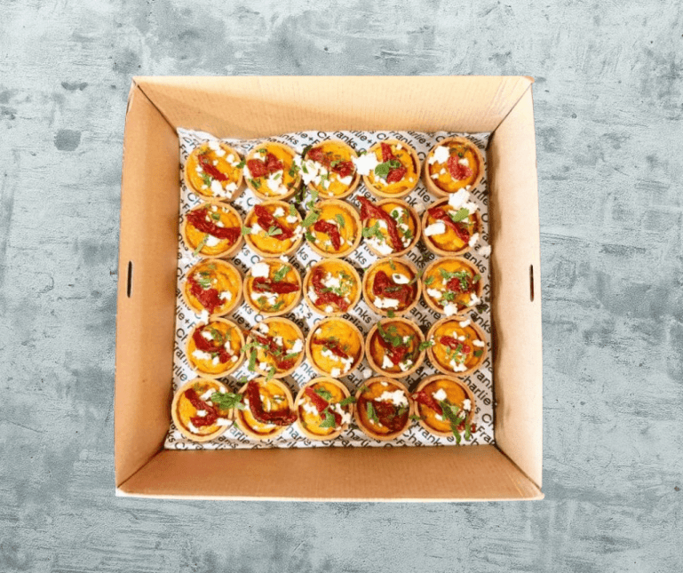 Halloween - Canapé - Spooktacular Pumpkin & Feta Tarts (Box of 25)