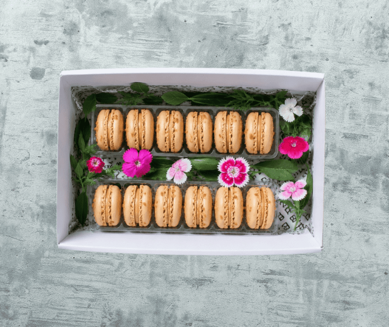Diwali - Salted Caramel Macaron Platter (Box of 12)