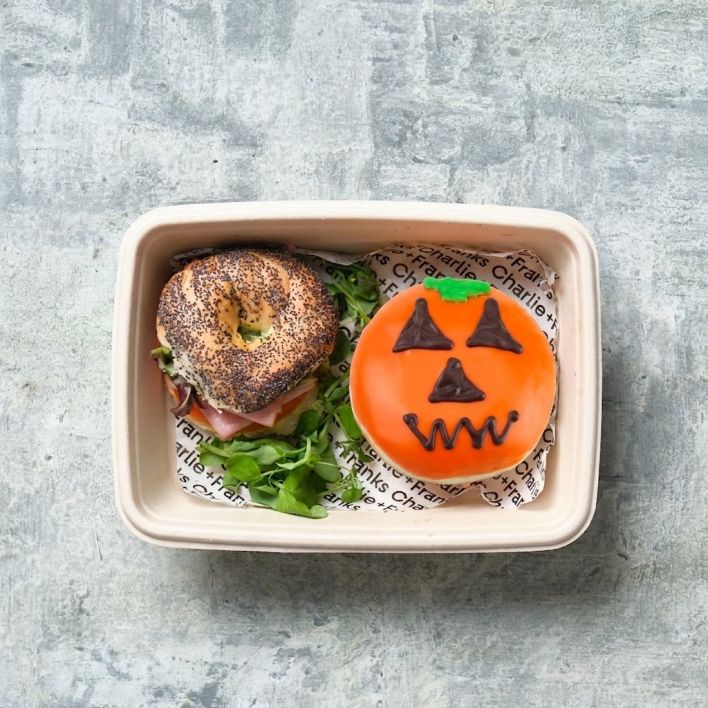 Halloween - Jack-O'-Lantern AM/PM Tea Box 
