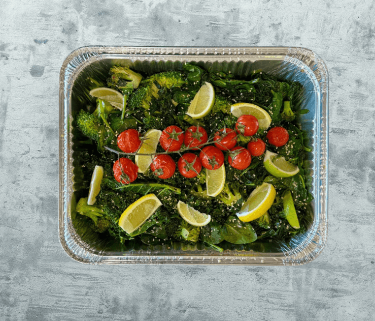 BUFFET - Sautéed Greens & Roasted Tomatoes (100g per portion)