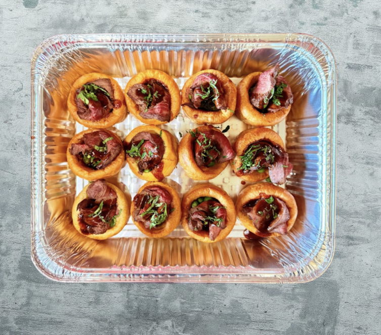 CHRISTMAS - Mini Roast Beef Yorkshire Puddings (Box of 12)
