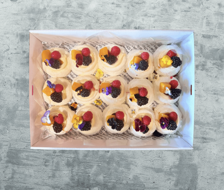 CHRISTMAS - Individual Mango & Exotic Berry Pavlova's (Box of 15)
