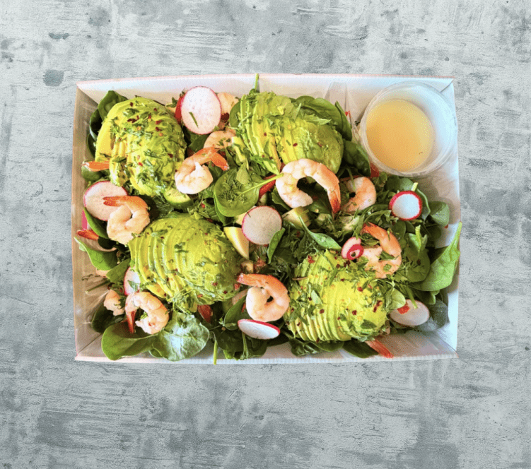 CHRISTMAS - Festive Prawn, Avocado & Green Mango Salad (Serves 6-10)