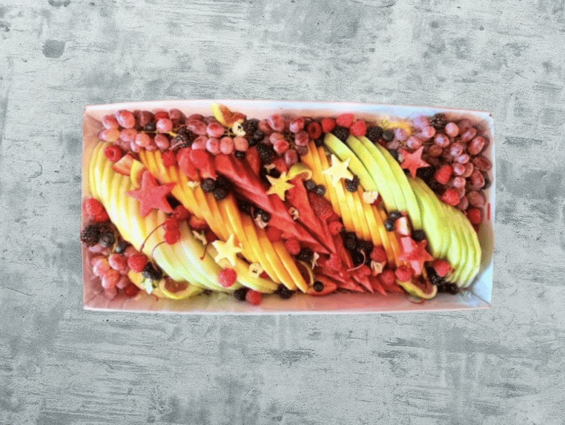 CHRISTMAS - Festive Cherry Star Fruit Platter