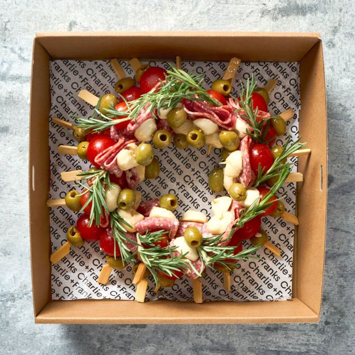 CHRISTMAS - Wreath Style Antipasto Skewers (Box of 24)