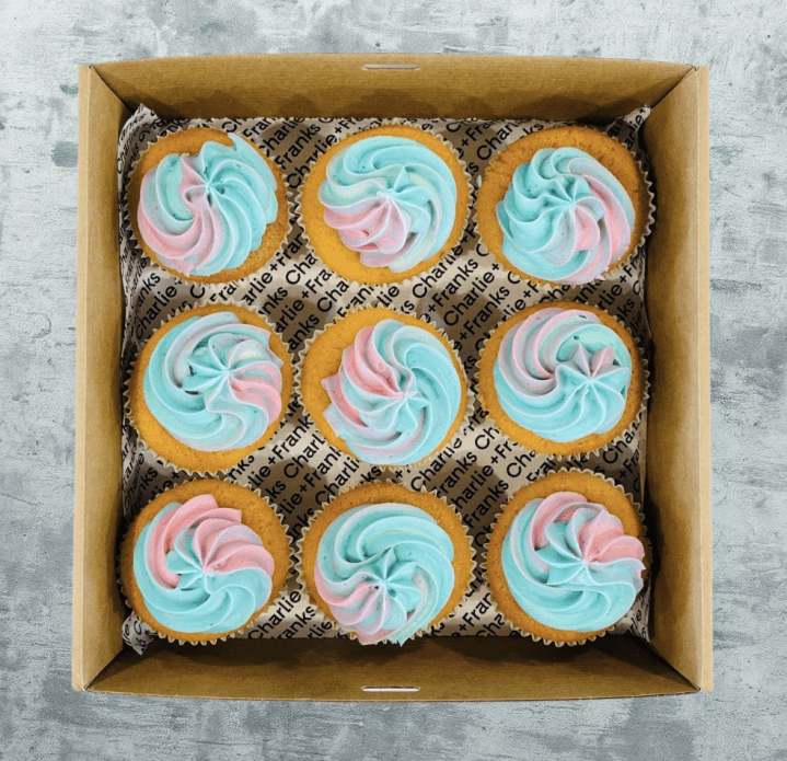Gluten Free High Tea Cupcakes (Box of 9)