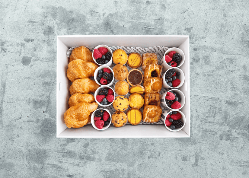 Pâtisserie Bites + Mini Berry Cups (Box of 28)