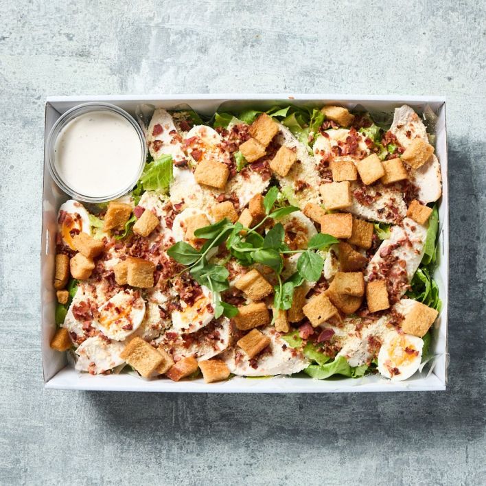 Salad - Classic Caesar + Chicken (Certified Halal Meat)