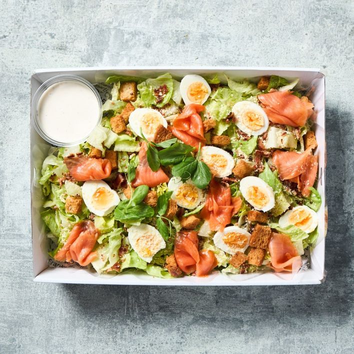 Salad - Classic Caesar + Smoked Salmon