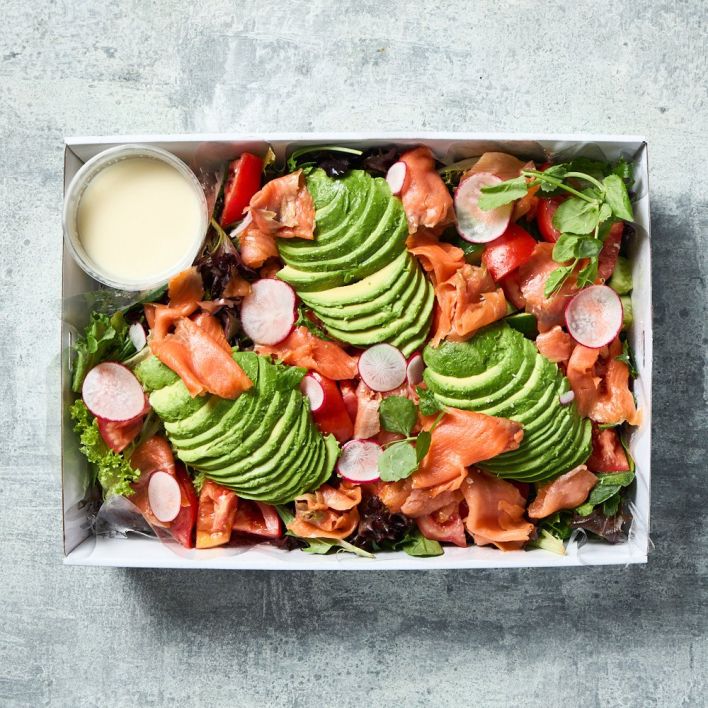 Salad - Garden Avocado + Smoked Salmon