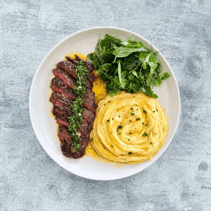 Steak + Eggs (Alc)
