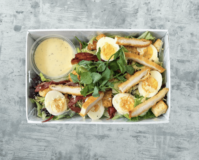 Salad - Classic Caesar + Chicken Schnitzel 