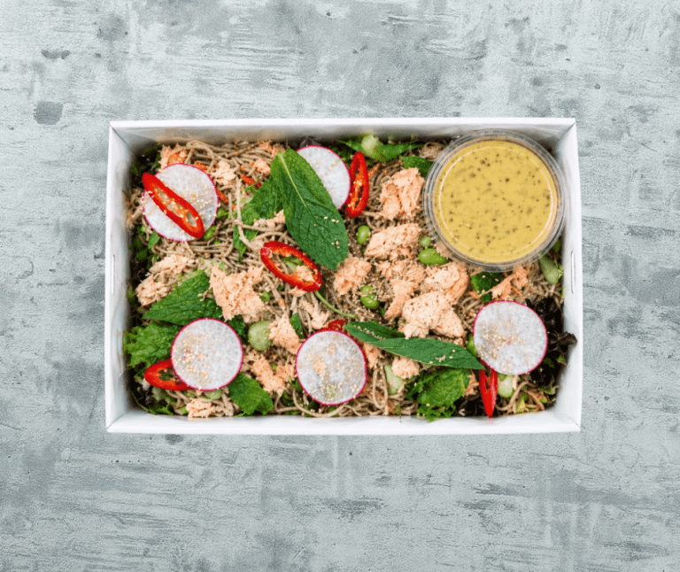 Salad - Salmon Soba Noodle