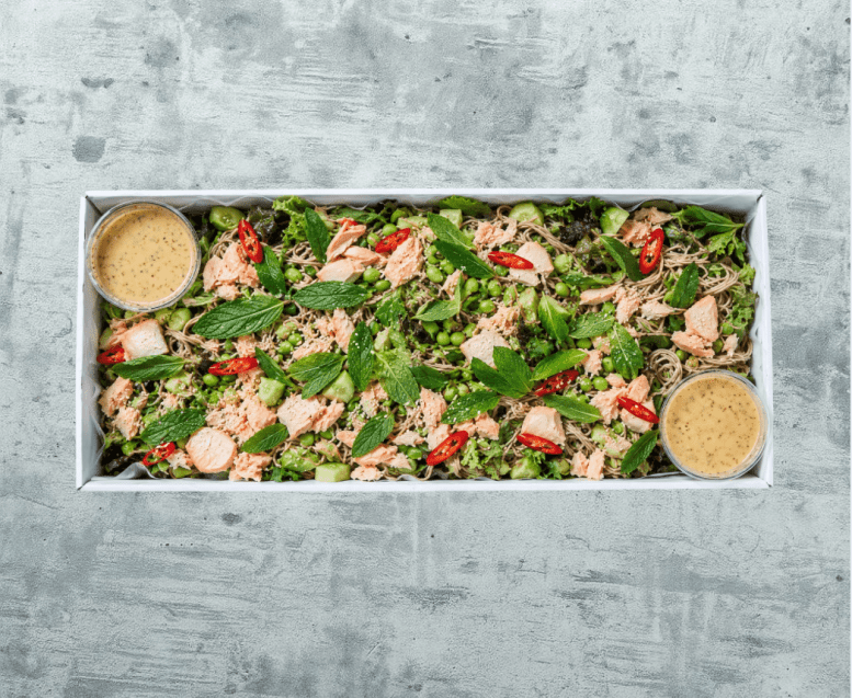 Salad - Salmon Soba Noodle