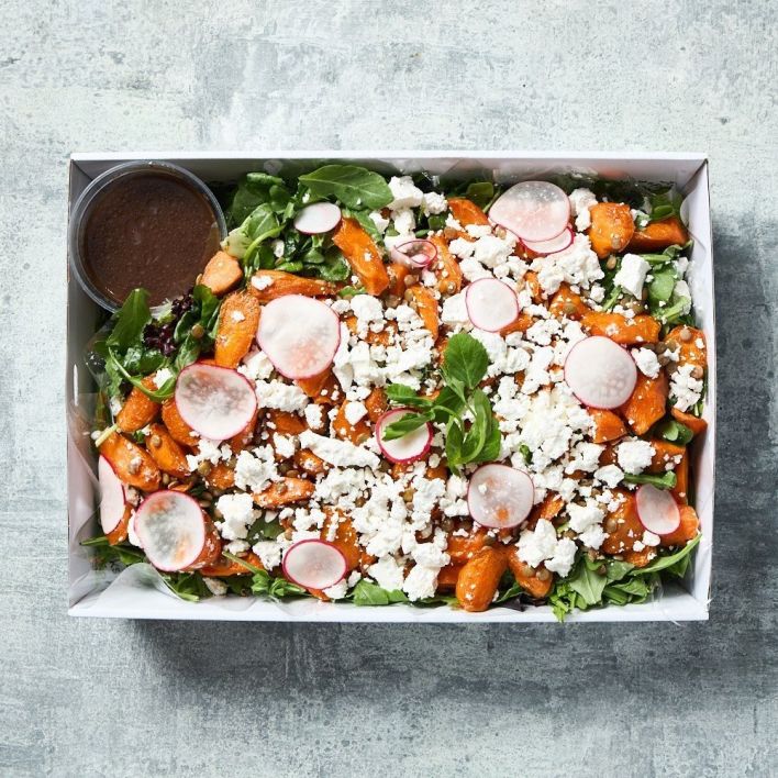 Salad - Lentil, Feta + Honey Roasted Carrot