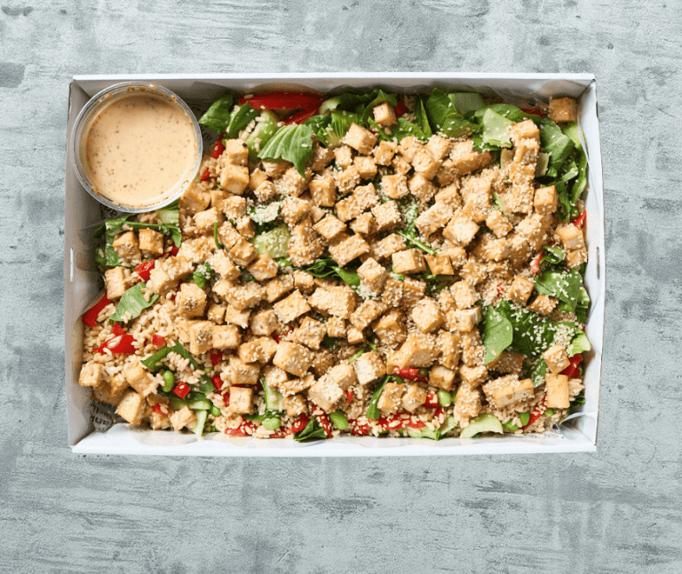 Salad - Edamame + Sesame Tofu Rice