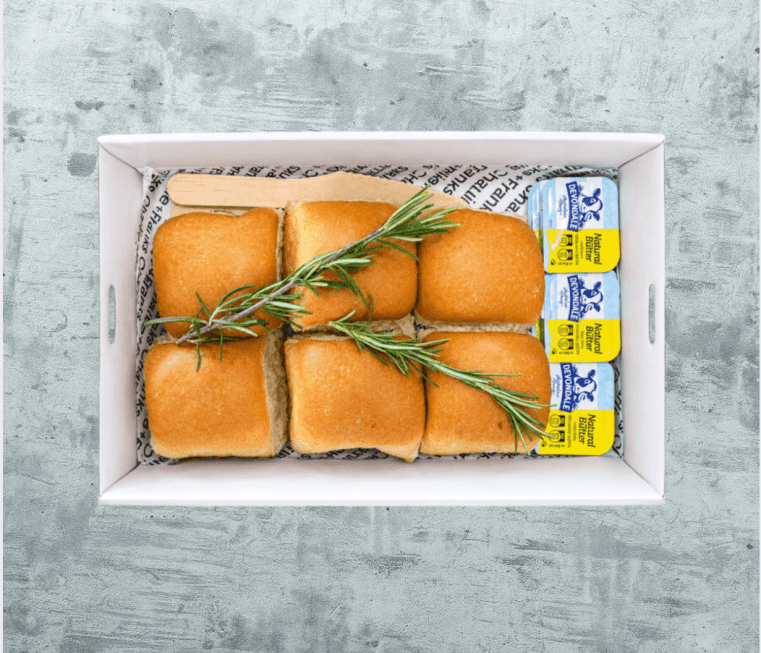 BREAD - Pav Bun + Butter (Box of 6) (50gm)